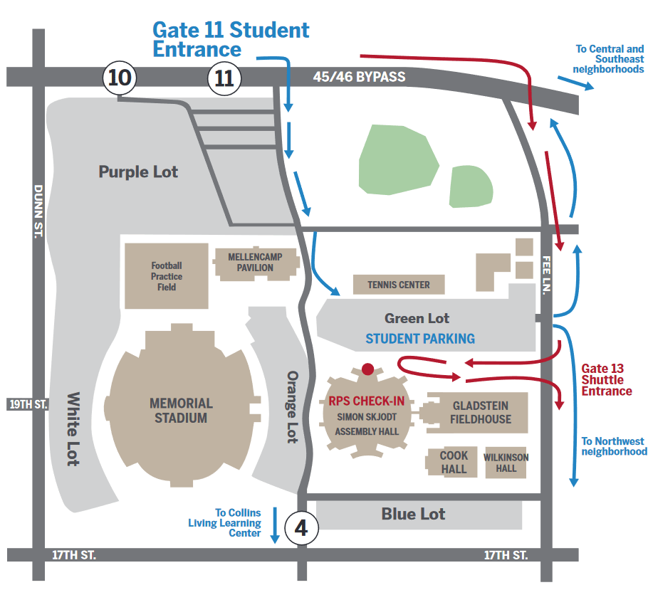 Map of centralized move-in